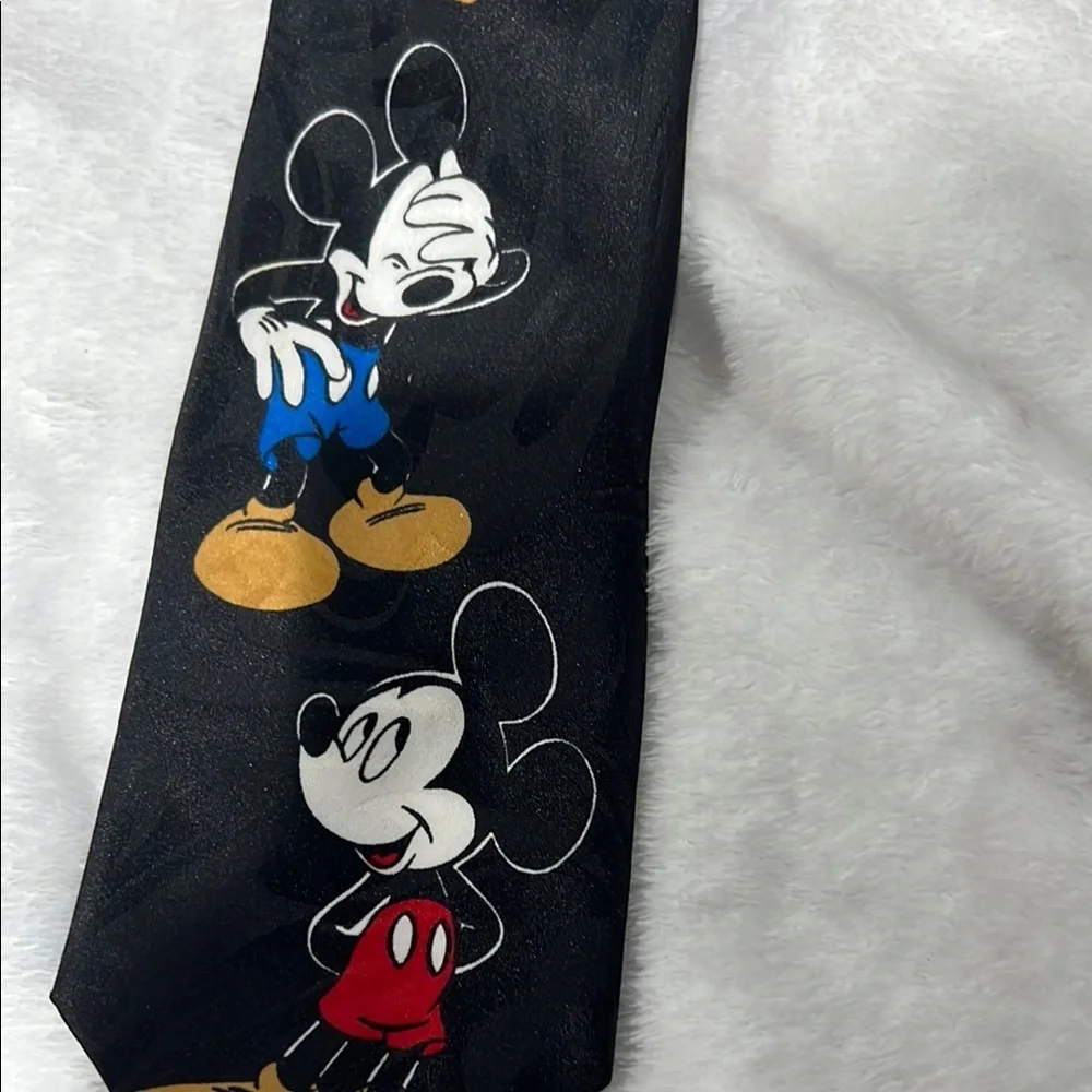 Vintage Disney Mickey Mouse Character Tie